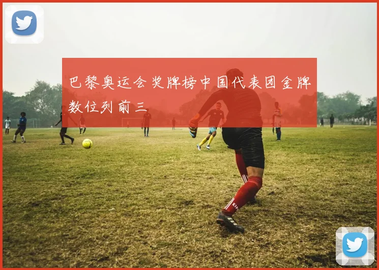 巴黎奥运会奖牌榜中国代表团金牌数位列前三